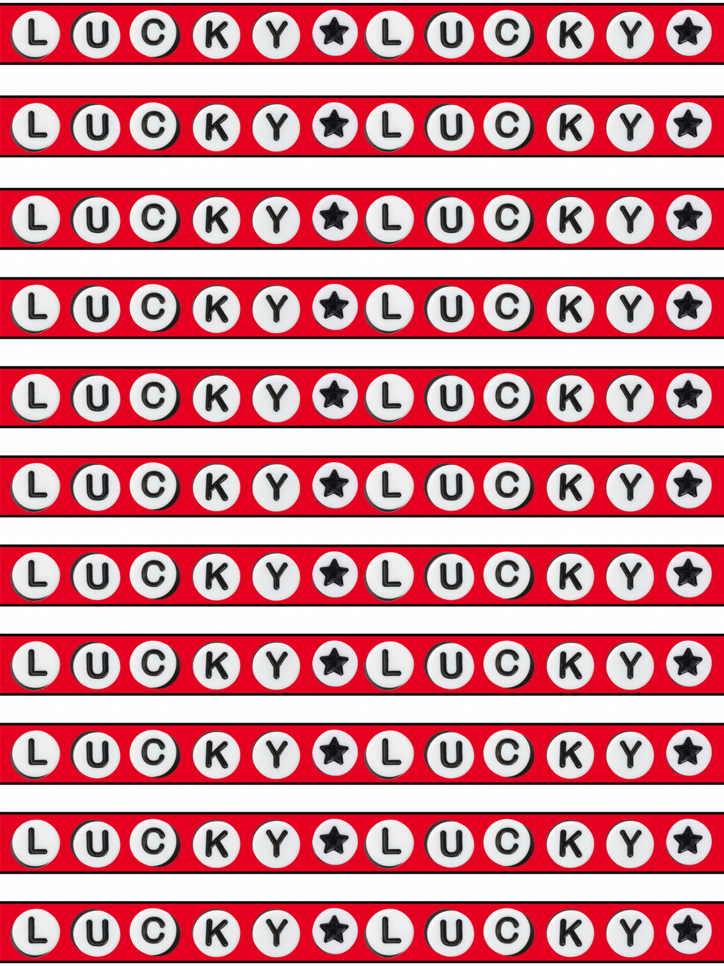 LUCKY STAR WASHI TAPE