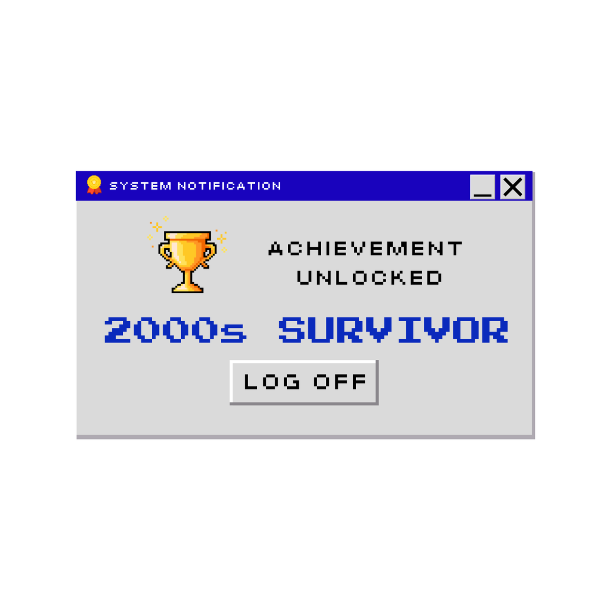 2000s SURVIVOR STICKER