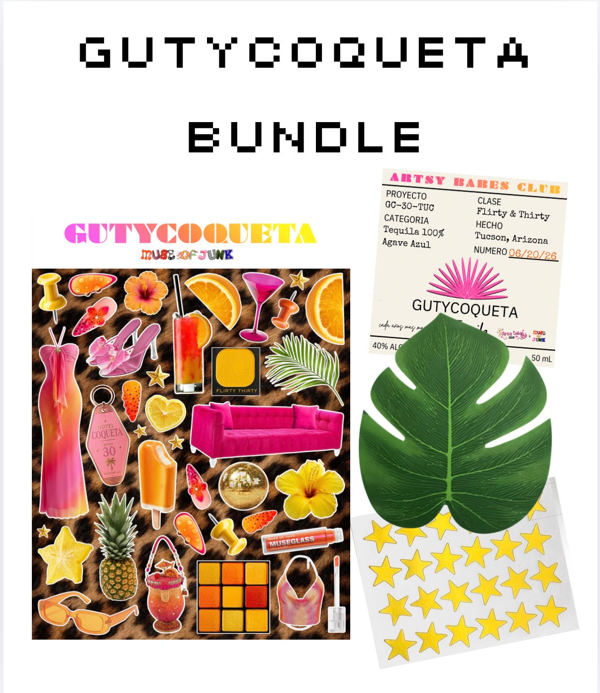 GUTYCOQUETA BUNDLE: ARTSY BABES CLUB x MUSE OF JUNK COLLAB