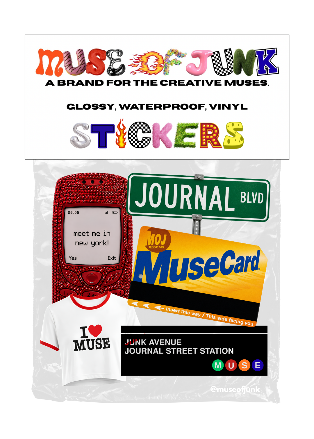 MUSE YORK COLLECTION STICKER BUNDLE