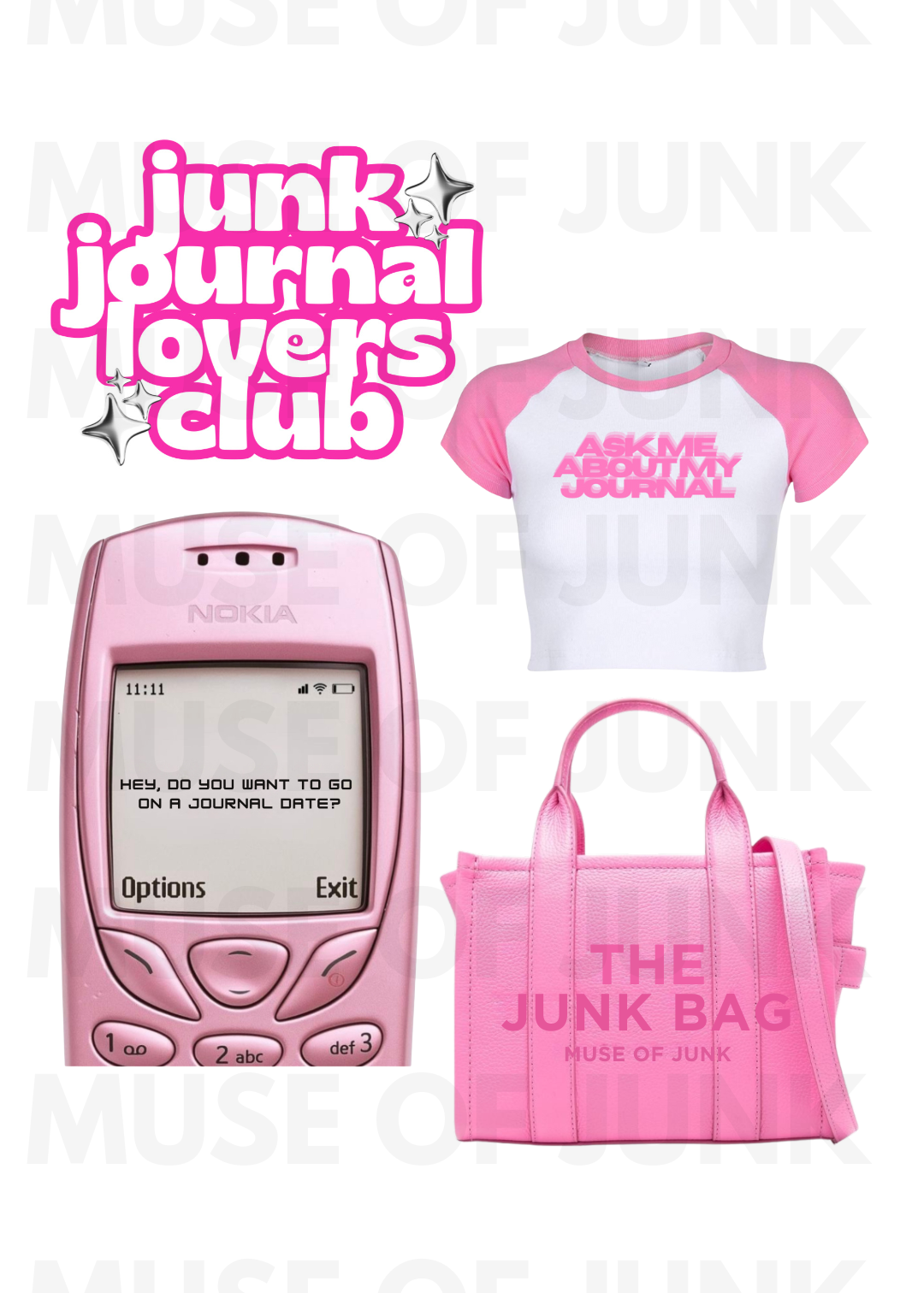 JUNK JOURNAL LOVERS CLUB STICKER BUNDLE
