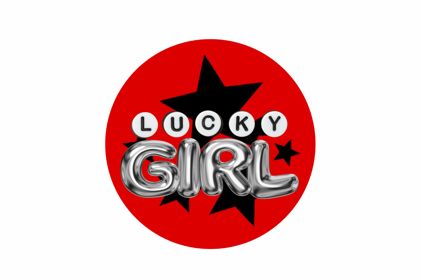 THE LUCKY GIRL POSTCARD