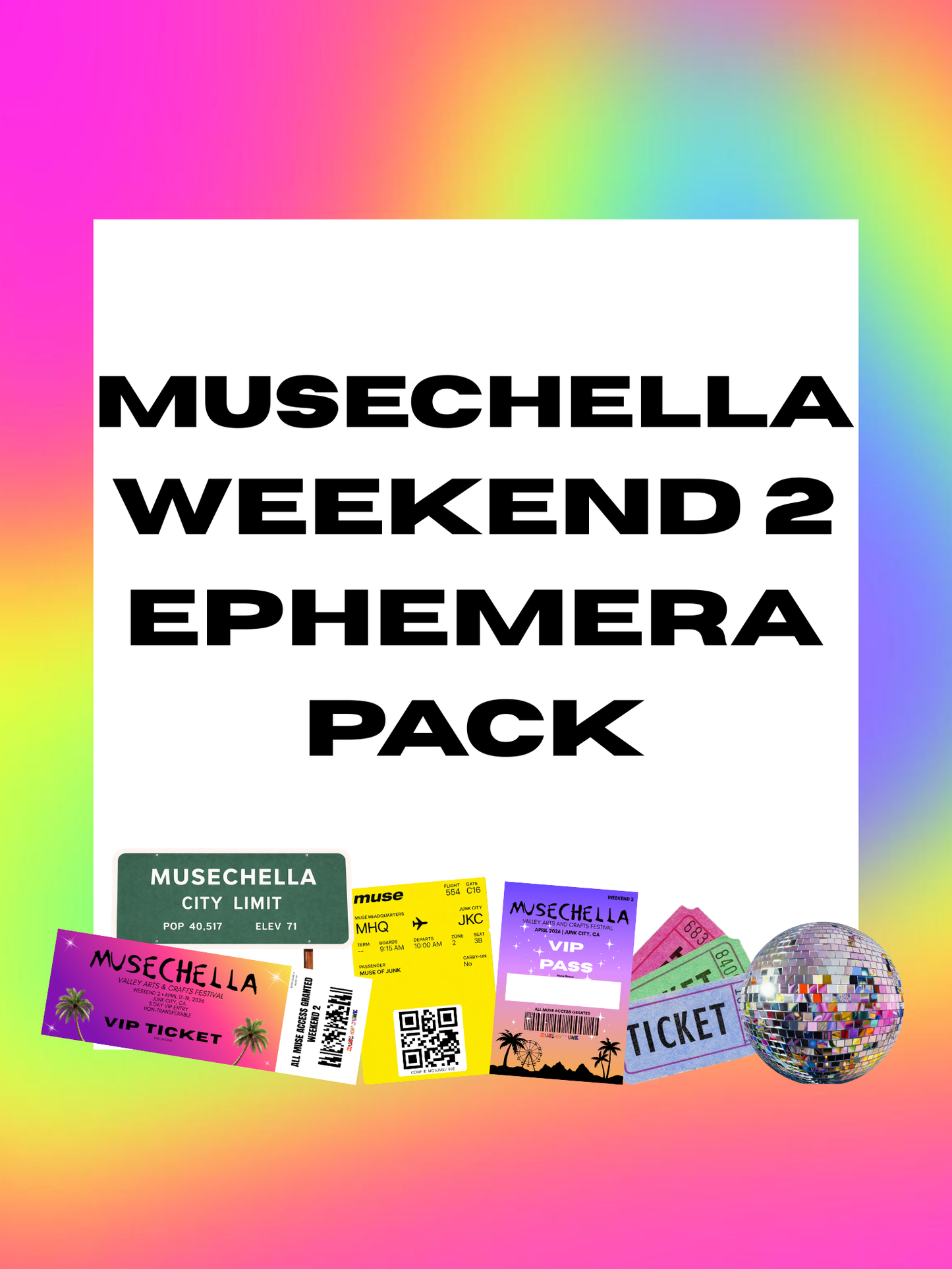 MUSECHELLA EPHEMERA PACK