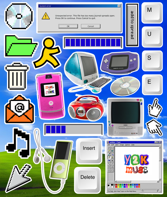DIGITAL JUNK MUSE STICKER SHEET