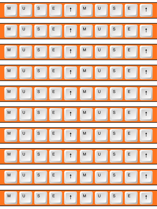 KEYBOARD MUSE WASHI TAPE