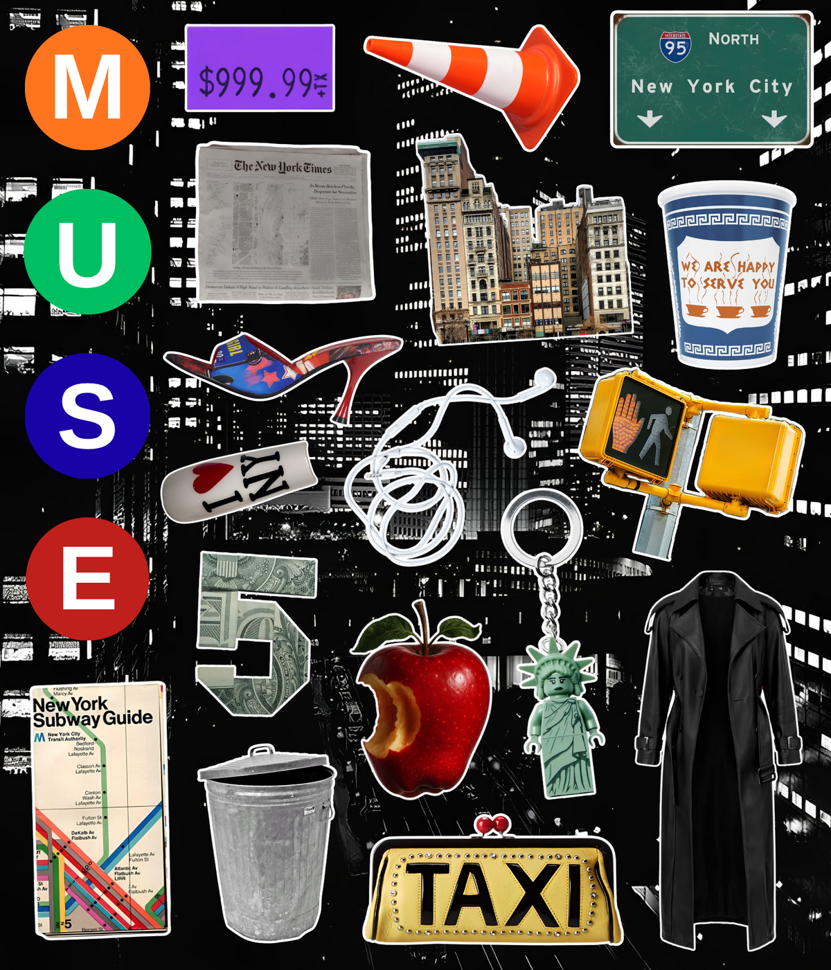 EMPIRE STATE OF MUSE STICKER SHEET