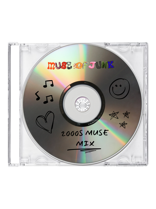 2000S MIX PLAYLIST CD STICKER