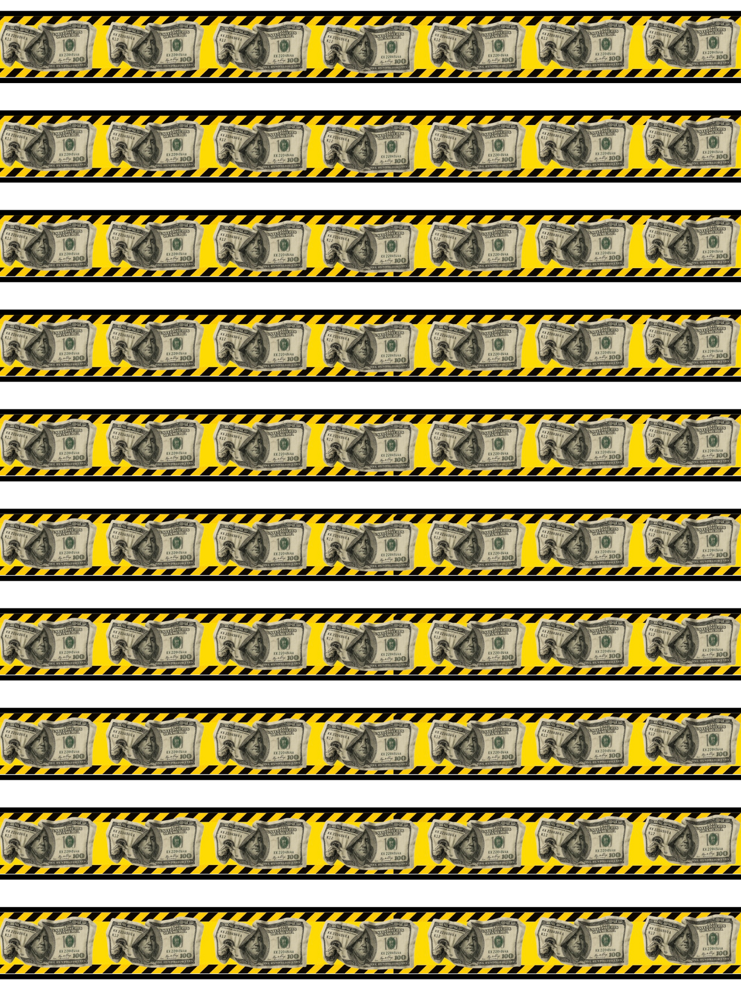 CAUTION: BEST NIGHT EVER FUNDS WASHI TAPE