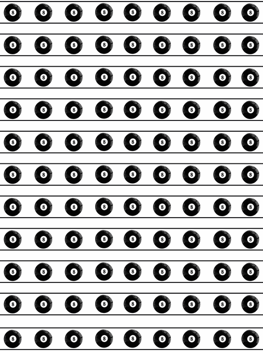 8 BALL WASHI TAPE