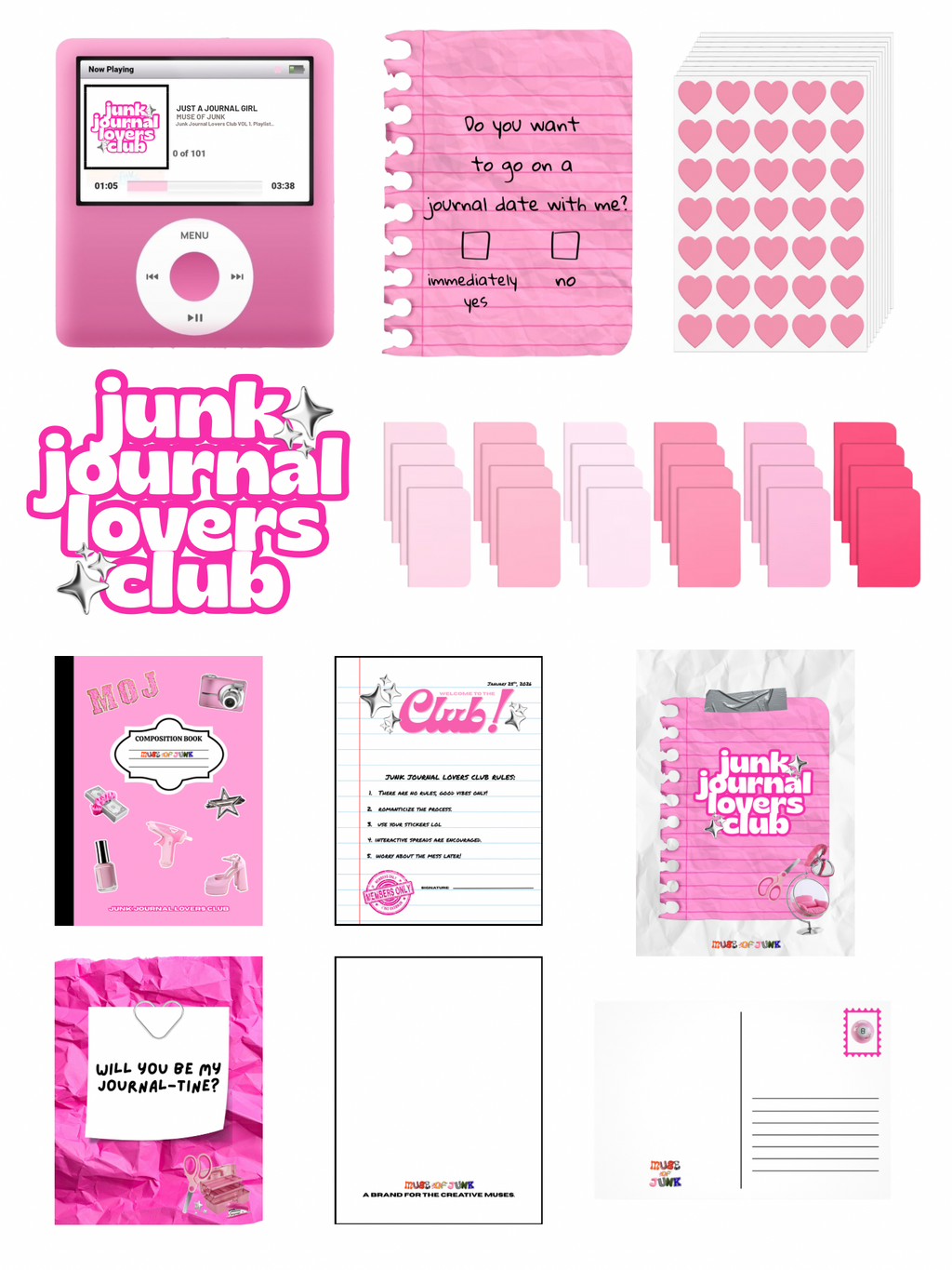 JUNK JOURNAL LOVERS CLUB SCRAP PACK