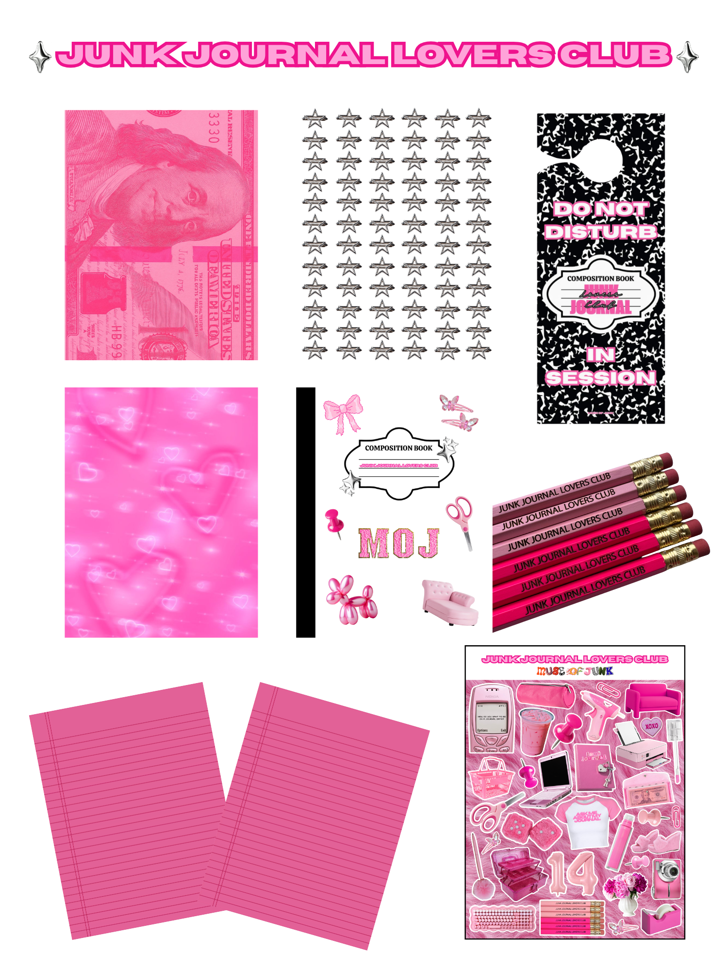 JUNK JOURNAL LOVERS CLUB SCRAP PACK