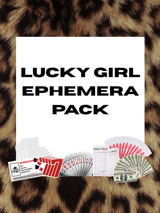 LUCKY GIRL EPHEMERA PACK