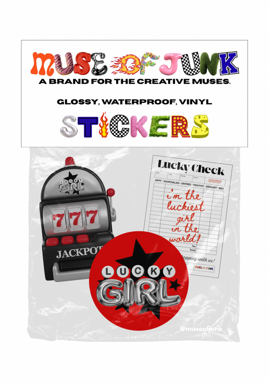LUCKY GIRL STICKER BUNDLE