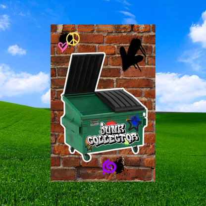 CERTIFIED JUNK COLLECTOR POSTCARD