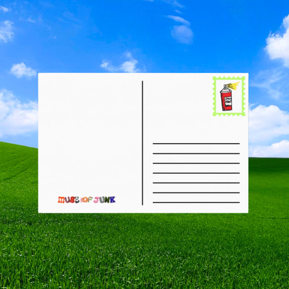CERTIFIED JUNK COLLECTOR POSTCARD