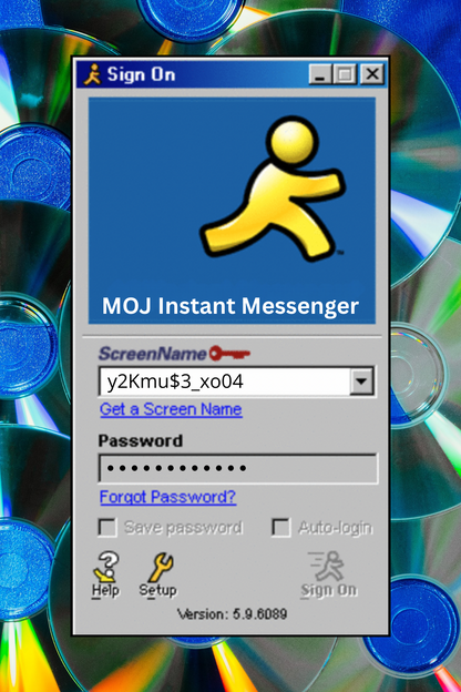 MOJ AIM LOGIN POSTCARD