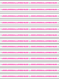PINK LOVERS CLUB WASHI TAPE