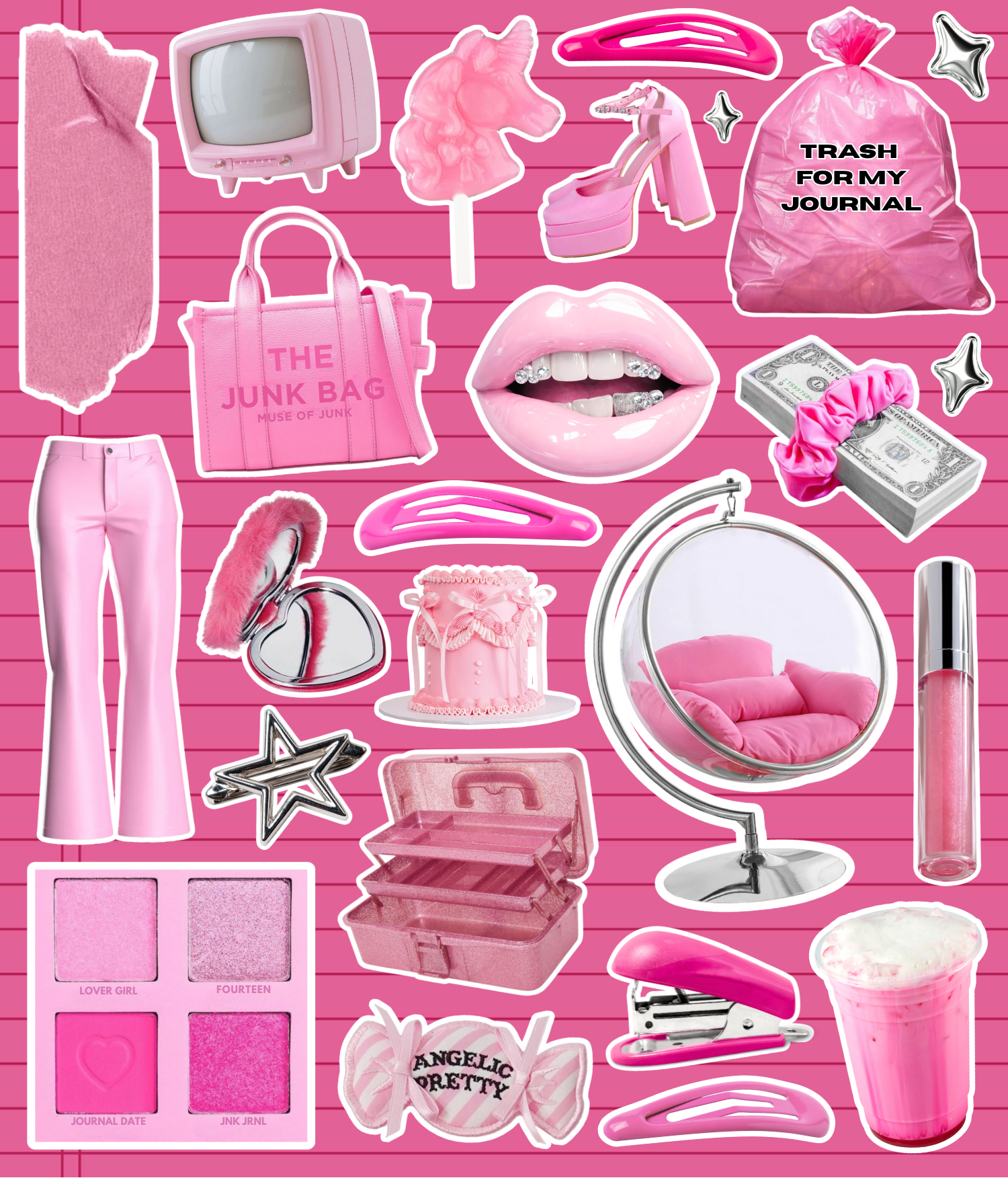 JUST A JOURNAL GIRL STICKER SHEET