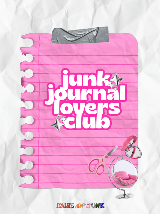 JUNK JOURNAL LOVERS CLUB POSTCARD