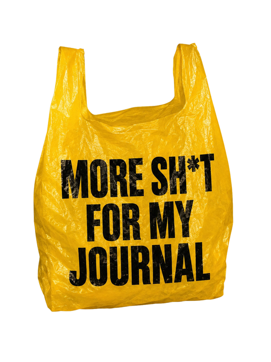 MORE SH*T SHOPPING BAG STICKER