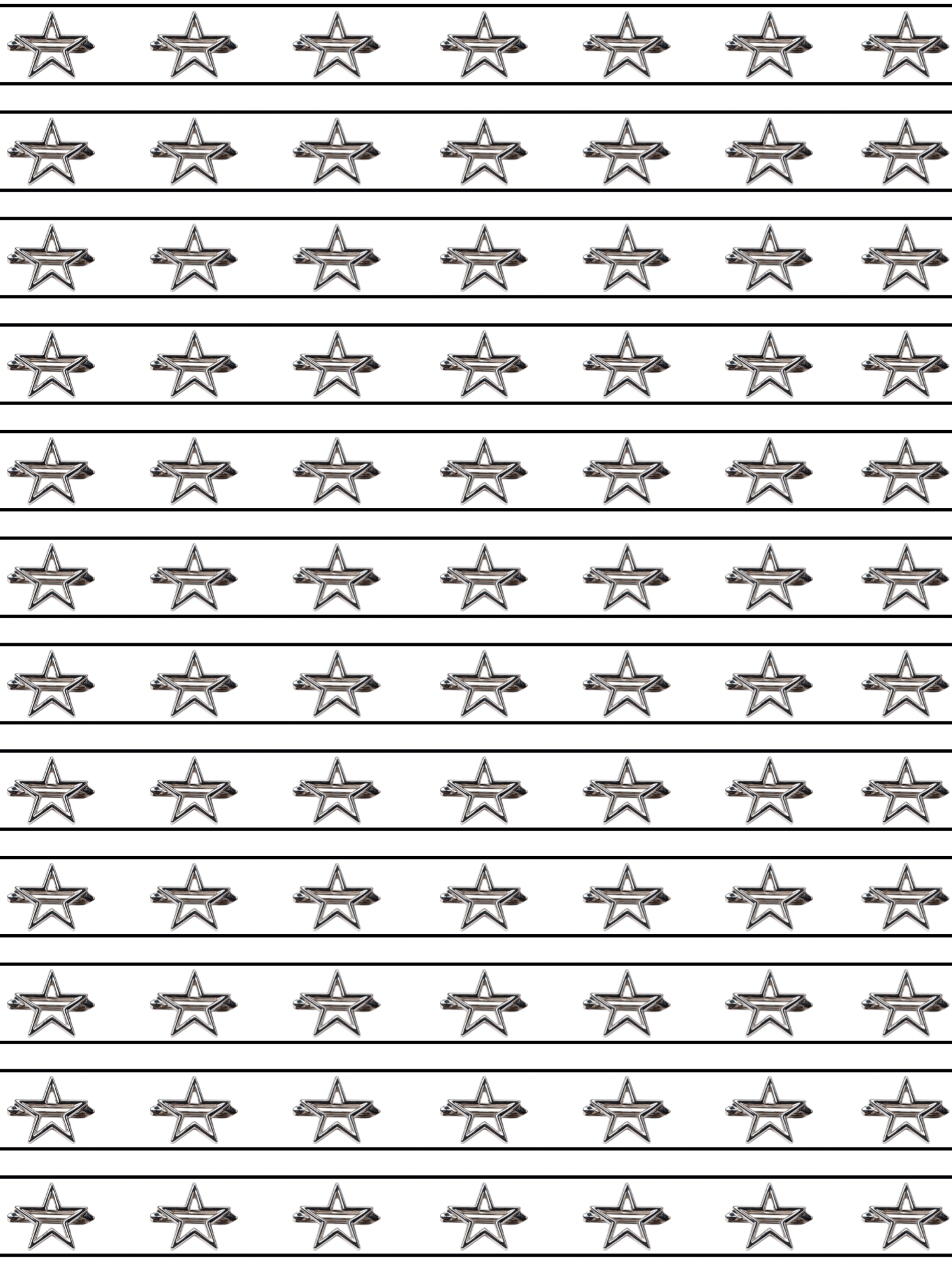 STAR HAIR CLIP WASHI TAPE