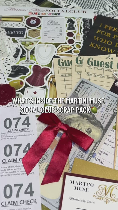 MARTINI MUSE SOCIAL CLUB SCRAP PACK