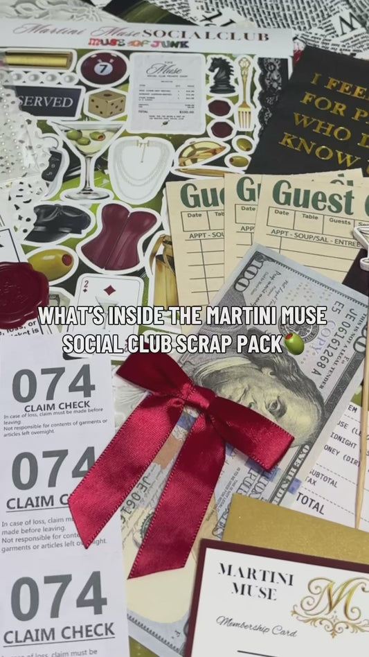 MARTINI MUSE SOCIAL CLUB SCRAP PACK